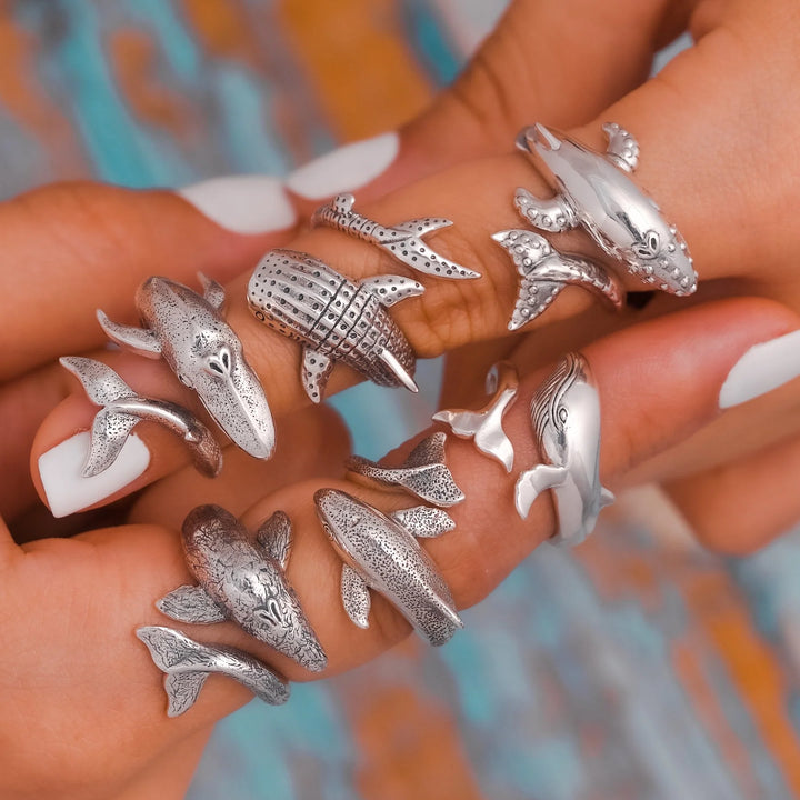 ANILLO MAJESTUOSA BALLENA JOROBADA