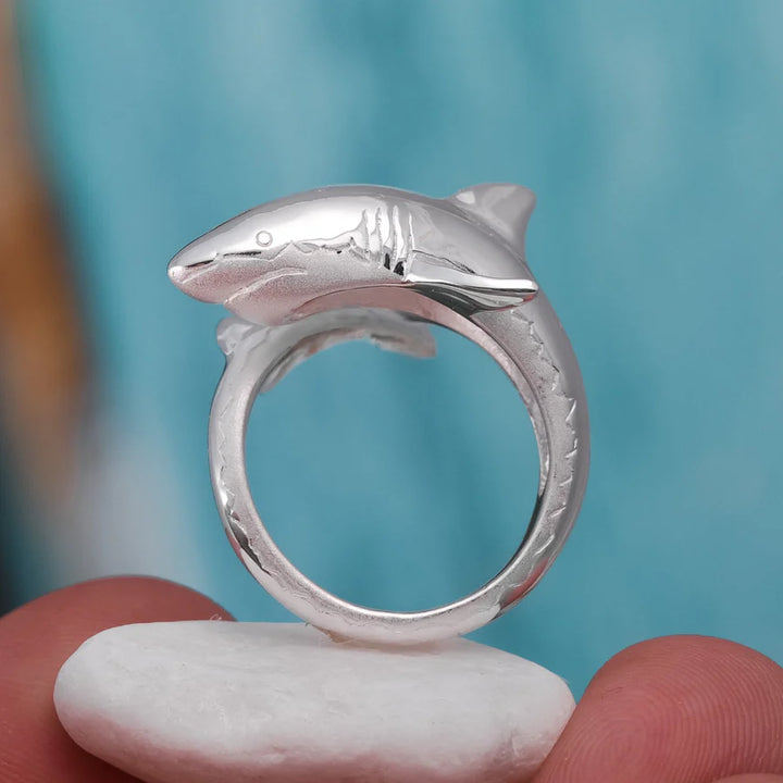 ANILLO TIBURON BLANCO
