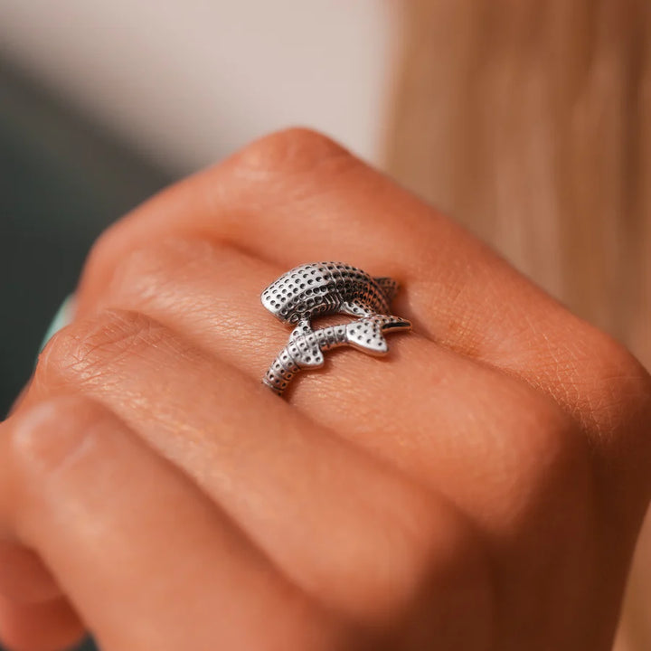 ANILLO TIBURÓN BALLENA