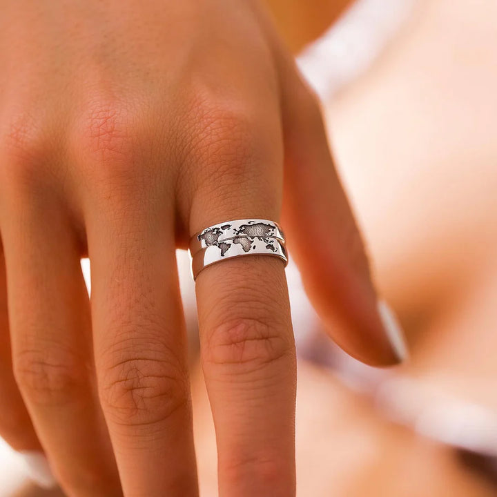 ANILLO SET MAPAMUNDI INFERIOR
